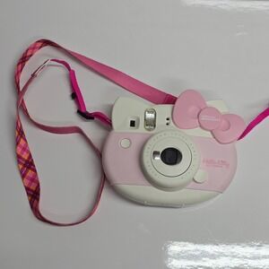 [PARTS ONLY] Hello Kitty Fujifilm Instax Mini Camera Pink White Strap Sanrio